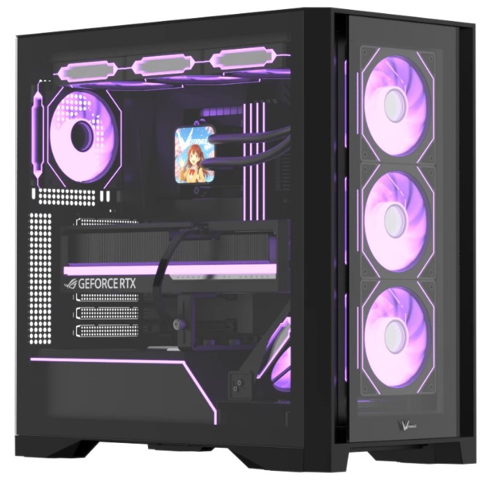 

Корпус ATX FORMULA AIR POWER G8 B FLOE черный, без БП, боковая панель из закалённого стекла, 2*USB 3.0, USB 3.1, AIR POWER G8 B FLOE