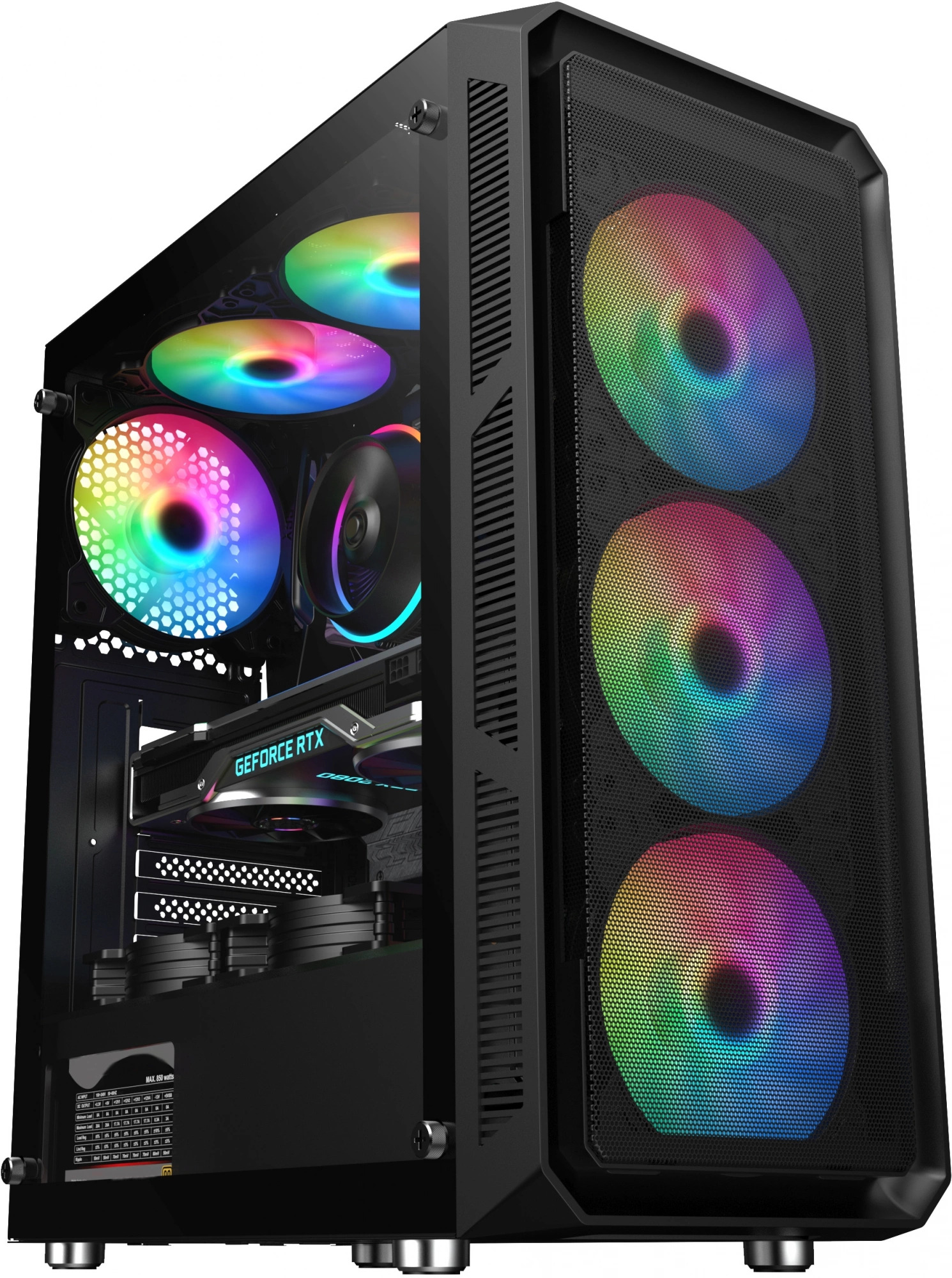

Корпус ATX Oklick OCC-MD301 черный, без БП, панель из закаленного стекла, 2*USB2.0, USB3.0, audio, OCC-MD301
