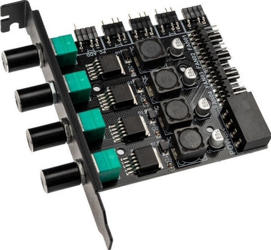 

Панель управления вентиляторами Lamptron LAMP-CP436BB и подсветкой Fan Controller CP436 RGB SYNC, LAMP-CP436BB