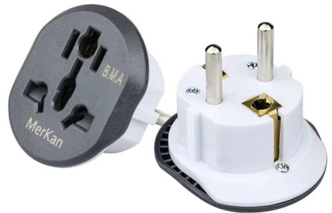 

Переходник MERKAN MERKAN 16A сетевой, универсальный, 16A