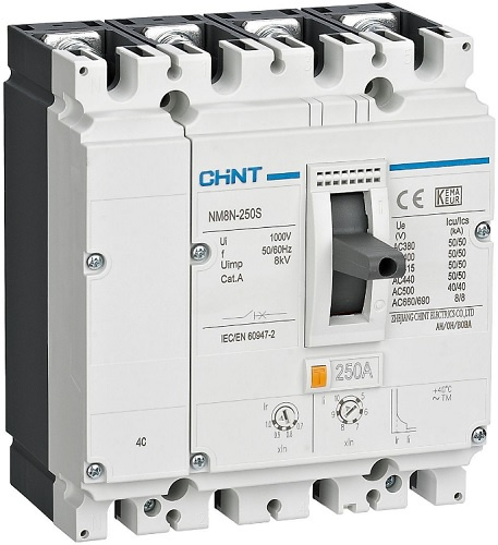 Изображение товара Автоматический выключатель CHINT 271805 в литом корпусе 3 полюса 28-40 А