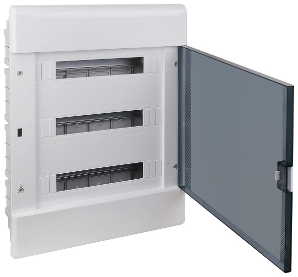 

Бокс встраиваемый RUVinil 68154 54 мод Tyco цвет: бел. дверь: дым., 68154