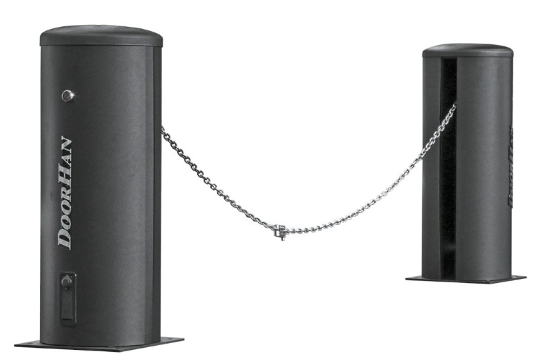 Комплект DoorHan Chain-barrier15-PRO-base цепного шлагбаума. В составе: Шлагбаум цепной Chain-barrier(Slave)-PRO, Шлагбаум цепной Chain-barrier(Master