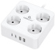 фото Сетевой фильтр Cablexpert PLT-4-C2U2-W-2 в Ростове-на-Дону