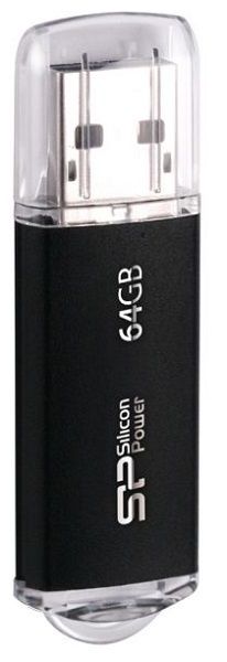 

Накопитель USB 2.0 64GB Silicon Power Ultima II SP064GBUF2M01V1K черный, Ultima II