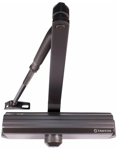 

Доводчик Tantos TS-DC065 графит усилие EN3, вес двери до 75 кг, две регулировки: скорость закрывания и скорость доводки, TS-DC065 графит