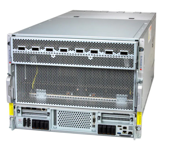 Изображение товара Сервер Supermicro SYS-822GS-NB3RT 2*6767P/32*96GB/8* B300 Blackwell Ultra SXM/2*7.68 TB SSD/2*960GB SSD /6600W (3+3) 8U