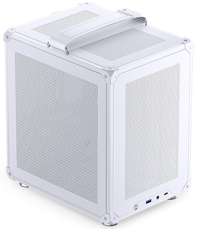 

Корпус mITX JONSBO C6-ITX White белый, без БП, USB3.0, USB Type-C, audio, C6-ITX White