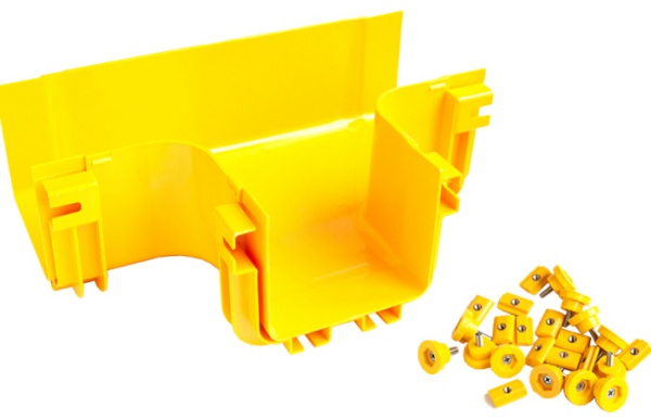 Изображение товара Отвод Lanmaster LAN-OT600-ET/NC для Т-образных ответвлений лотков 600 мм