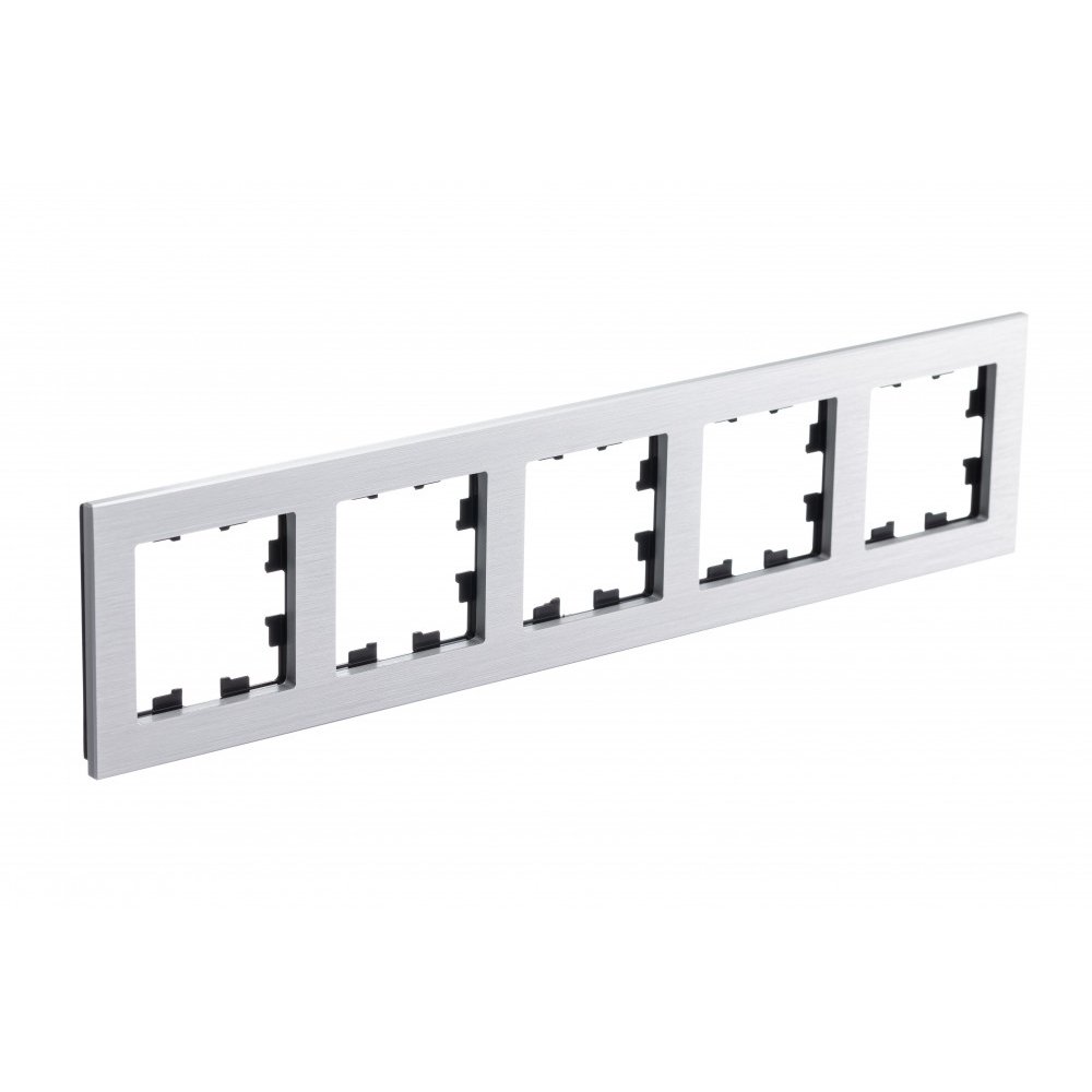 

Рамка пятерная Systeme Electric ATN312105 AtlasDesign NATURE Металл серебро, ATN312105