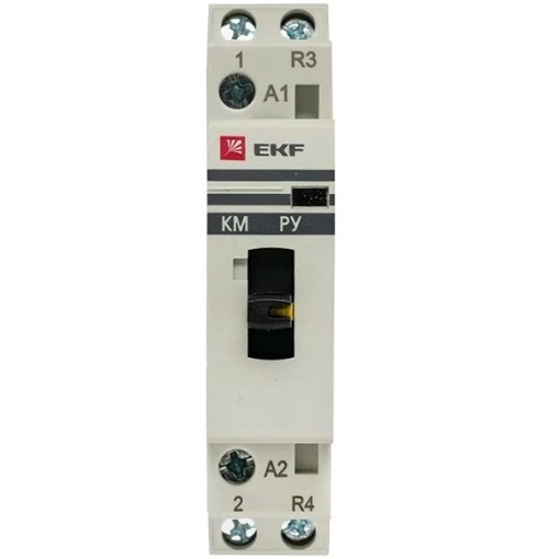 

Контактор EKF km-1m-20-20 КМ РУ 20А 2NO (1 мод.), km-1m-20-20