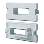 фото Вставка Lanmaster LAN-MBP-2BNC-WH