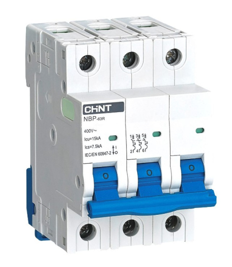 Изображение товара Автоматический выключатель модульный CHINT 352396 для защиты электрических цепей