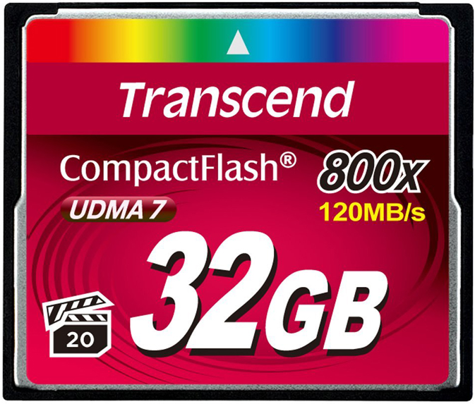 

Карта памяти 32GB Transcend TS32GCF800, TS32GCF800