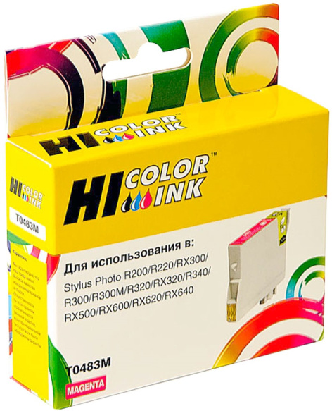 Изображение товара Картридж Hi-Black HB-T0483 для Epson Stylus Photo R200, R300, RX500, RX600