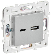 фото Розетка USB IEK SK-U22-D31-K23