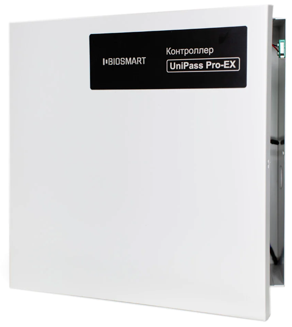 

Контроллер BioSmart UniPass Pro-EX работает совместно с биометрическими считывателями вен ладони PalmJet, а также со считывателями RFID-карт по интерф, UniPass Pro-EX