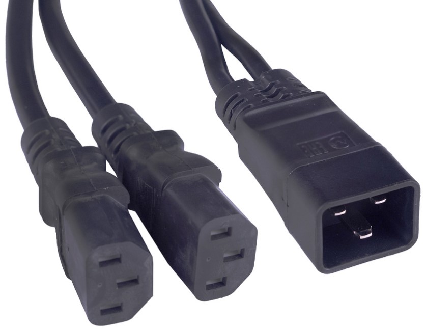 

Кабель питания Cabeus PC-IEC20-2xIEC13-1.5-0.3M (C20 - 2xC13) (3x1.5), черный, 0.3 м, PC-IEC20-2xIEC13-1.5-0.3M