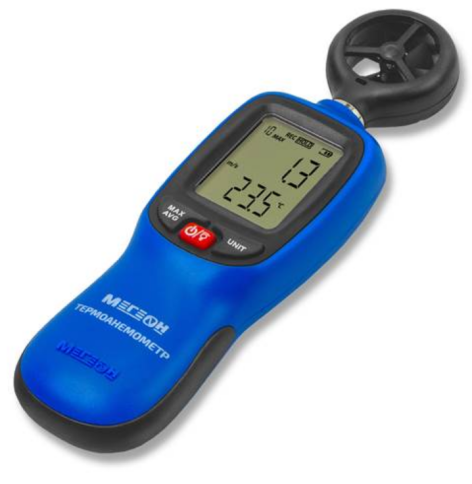 Изображение товара Цифровой термоанемометр МЕГЕОН 11011 с поверкой