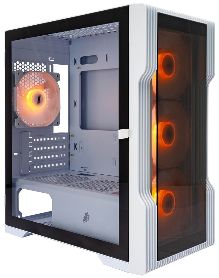 

Корпус mATX 1STPLAYER TRILOBITE T3-G ARGB White, TRILOBITE T3-G ARGB White