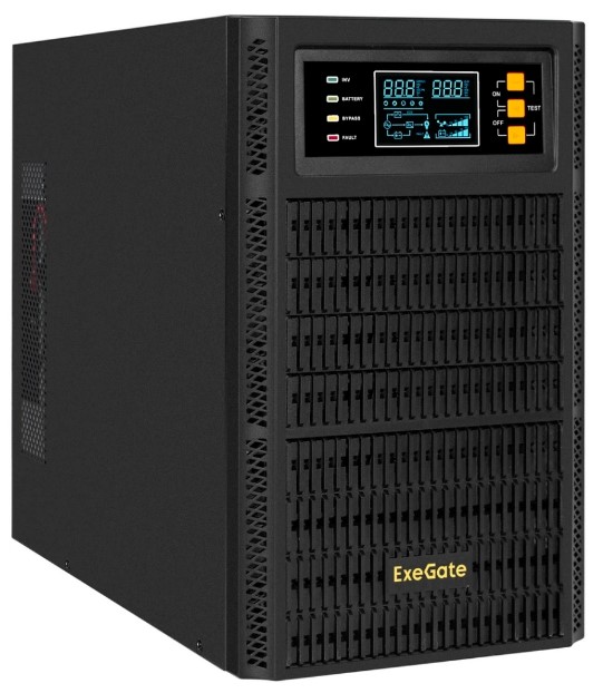 

Источник бесперебойного питания Exegate PowerExpert TL-3000.72V.LCD.AVR.3SH.USB.RS232.SNMP EX296949RUS On-line (3000VA/3000W, On-Line, PF=1, LCD, 3*Sc, PowerExpert TL-3000.72V.LCD.AVR.3SH.USB.RS232.SNMP