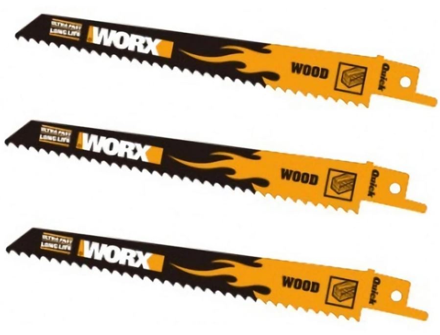 

Лезвие сменное Worx WA8010.3 по дереву для сабельной пилы 150 мм, WA8010.3