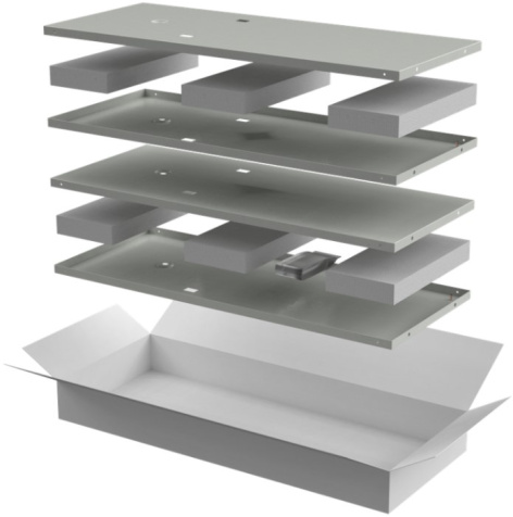 Изображение товара Комплект боковых панелей ITK LN35-24UX1-X для напольных шкафов