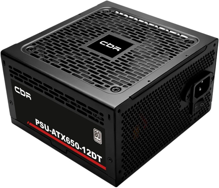 Блок питания ATX CBR PSU-ATX650-12DT 650W, 80+ White