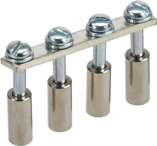 Изображение товара Гребенчатая перемычка IEK YCT10-00-K03-010-EC-4P для систем ARMAFIX 2 полюса