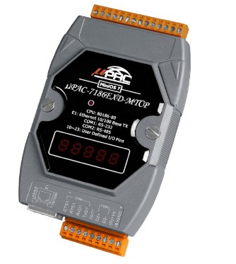 

Коммутатор ICP DAS uPAC-7186EXD-MTCP CR Embedded Controller with four communication port, seven segment Display, developing too, uPAC-7186EXD-MTCP CR