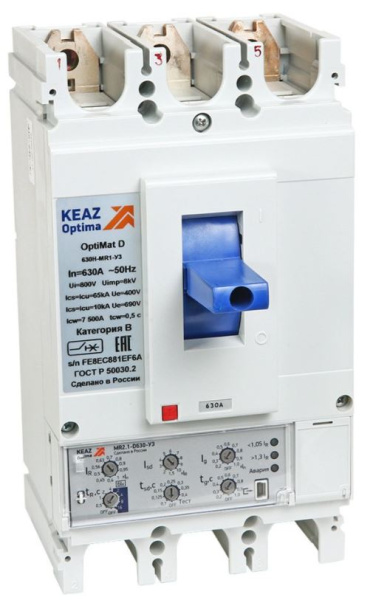 Изображение товара Автоматический выключатель в литом корпусе КЭАЗ 321664