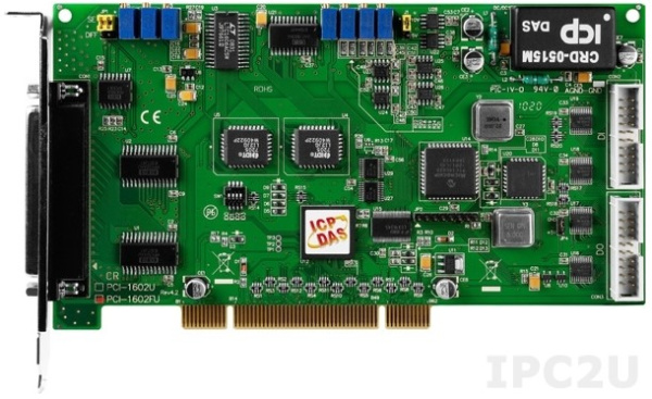 Изображение товара Плата ICP DAS PCI-1602FU CR для сбора данных в промышленности