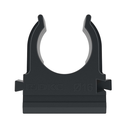 

Держатель DKC 51016N с защелкой, д.16мм, черный, "Express", 51016N