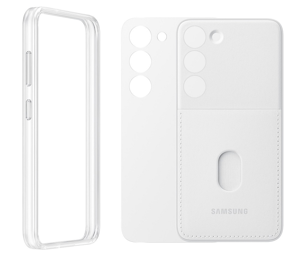 

Чехол Samsung EF-MS911CWEGRU (клип-кейс) для Samsung Galaxy S23 Frame Case белый, EF-MS911CWEGRU