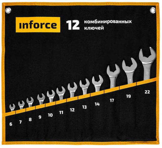 Изображение товара Набор ключей Inforce 06-05-31 для дома и сантехники, 12 предметов