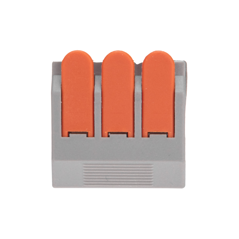 

Клемма Rexant 07-5271-5 универсальная СМК 222-613/221-613, 3-проводная серая 0,5-4/6 мм (блистер 5 шт/уп), 07-5271-5