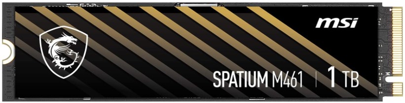 

Накопитель SSD M.2 2280 MSI S78-440L1D0-P83 SPATIUM M461 1TB PCIe Gen4x4 NVMe 1.4 5000/3200MB/s IOPS 630K/750K 250 TBW MTBF 1.5M, S78-440L1D0-P83