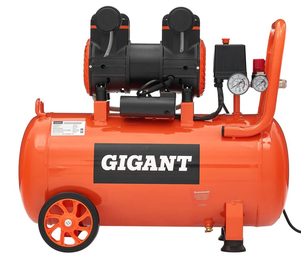 

Компрессор Gigant GSWK-50/1400 безмасляный малошумный, GSWK-50/1400