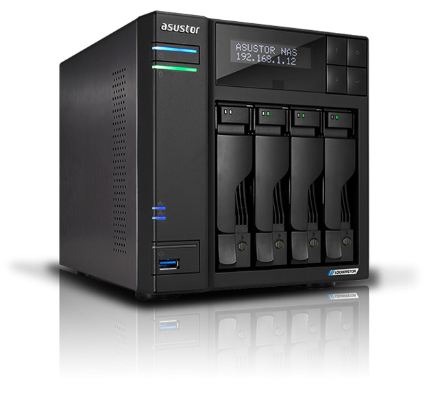 

Сетевой накопитель данных ASUSTOR AS6704T 4-Bay NAS/Intel Celeron N1505 2,0GHz/4GB DDR4, noHDD(HDD,SSD)/2x2,5Gbe(LAN)/2xUSB3.2,HDMI, AS6704T