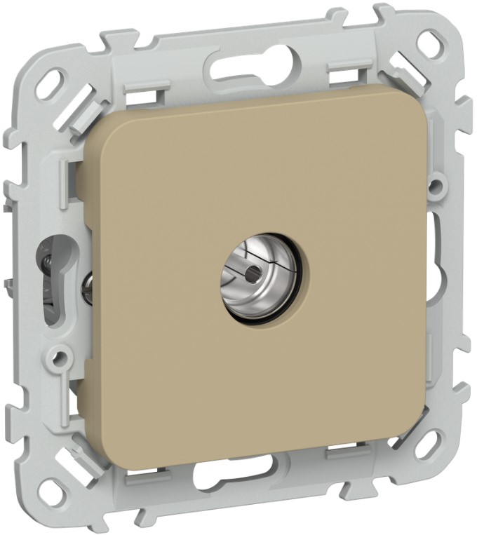 

Розетка телевизионная оконечная IEK FI-A13-O-K59 FLITE экранированная тип M РТВм-1-1-1-ФлХ хаки, FI-A13-O-K59