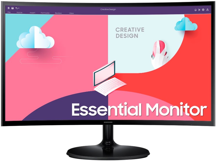 

Монитор 23,8" Samsung S24C360EAI черный, FHD, VA, 75 Гц, 250 кд/м2, 1800R, GTG 4 мс, FreeSync, HDMI, VGA, S24C360EAI