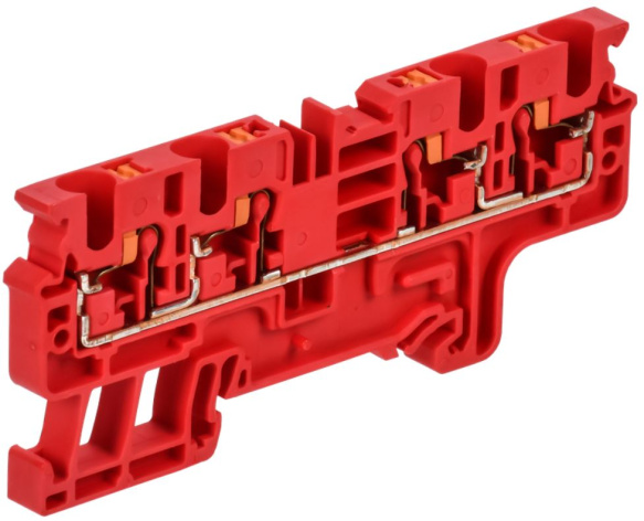 Изображение товара Клеммная колодка пружинная IEK AF-CT22-00-4-K04-004 для заземления с Push-In