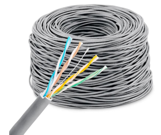 Изображение товара Кабель витая пара U/UTP 5e кат. 4 пары Buro BU-COP-040-100M для внутренней сети
