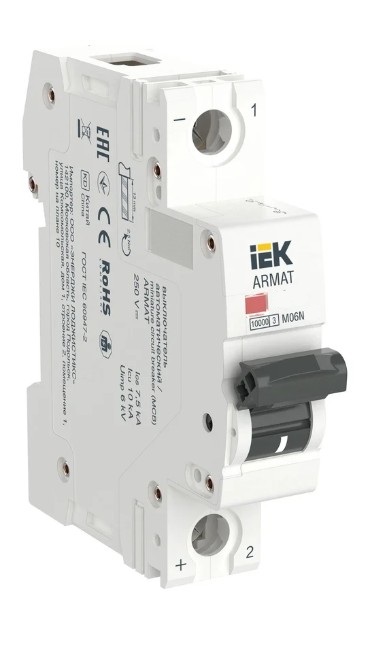 Автоматический выключатель IEK AR-M06N-1-B016DC