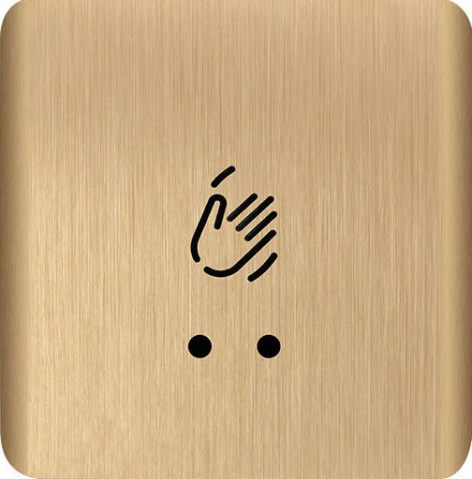 Изображение товара Skudo SK-LUX кнопка выхода бронзовая бесконтактная