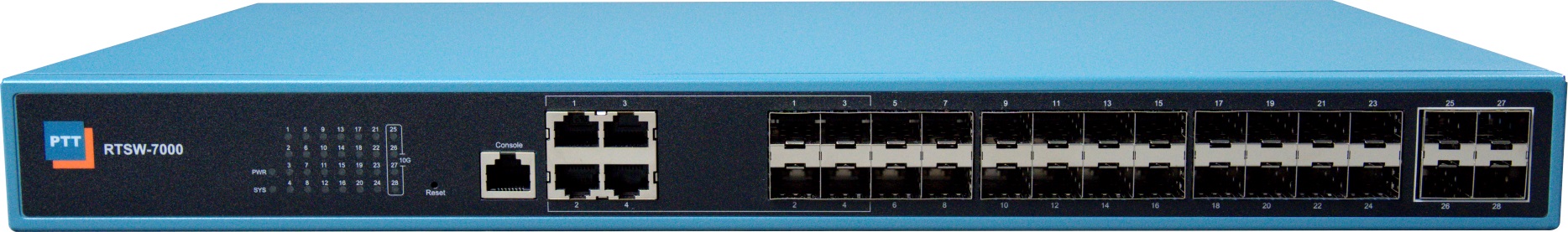 

Коммутатор РТТ RTSW-7000-28F-DC-DC агрегации, RTSW-7000-28F-DC-DC