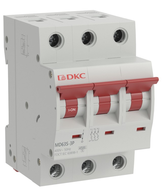 

Автоматический выключатель модульный DKC MD63S-3PC32 YON max типа MD63S 4,5кА 3P (C) 32А (кратность 4шт), MD63S-3PC32