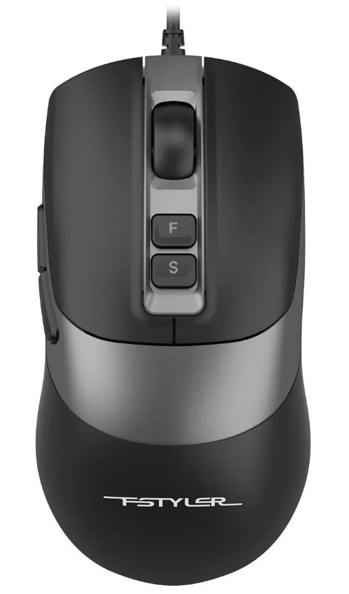 

Мышь A4Tech Fstyler FM50S Plus черная, оптическая 4000dpi silent USB 7but 2130415, Fstyler FM50S Plus