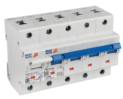 Изображение товара Автоматический выключатель КЭАЗ 336386 4Полюса 100А