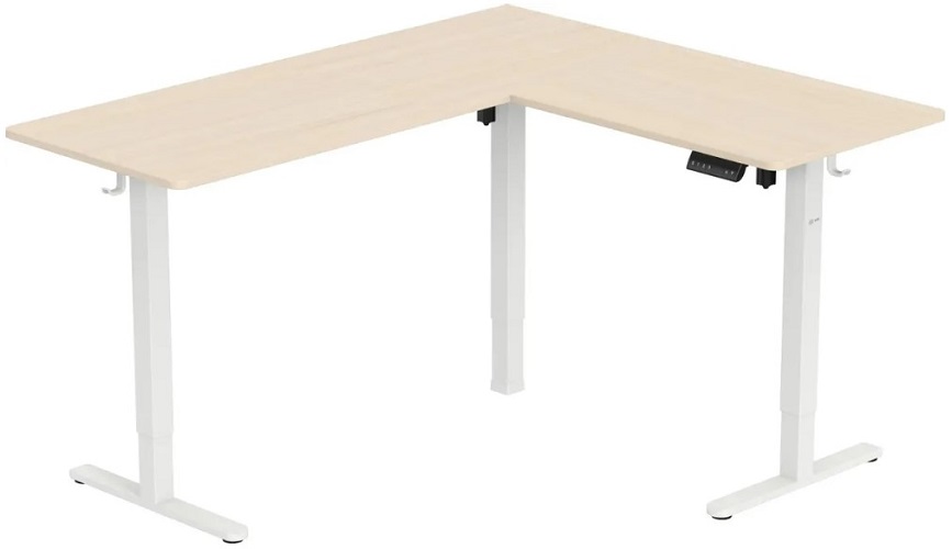 

Стол компьютерный Cactus CS-EDXL-WWD столешница мдф белый дуб каркас белый 140x72x60см, CS-EDXL-WWD